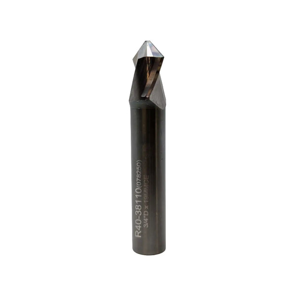 110° Solid Carbide V-Groove Router Bit – 3/4